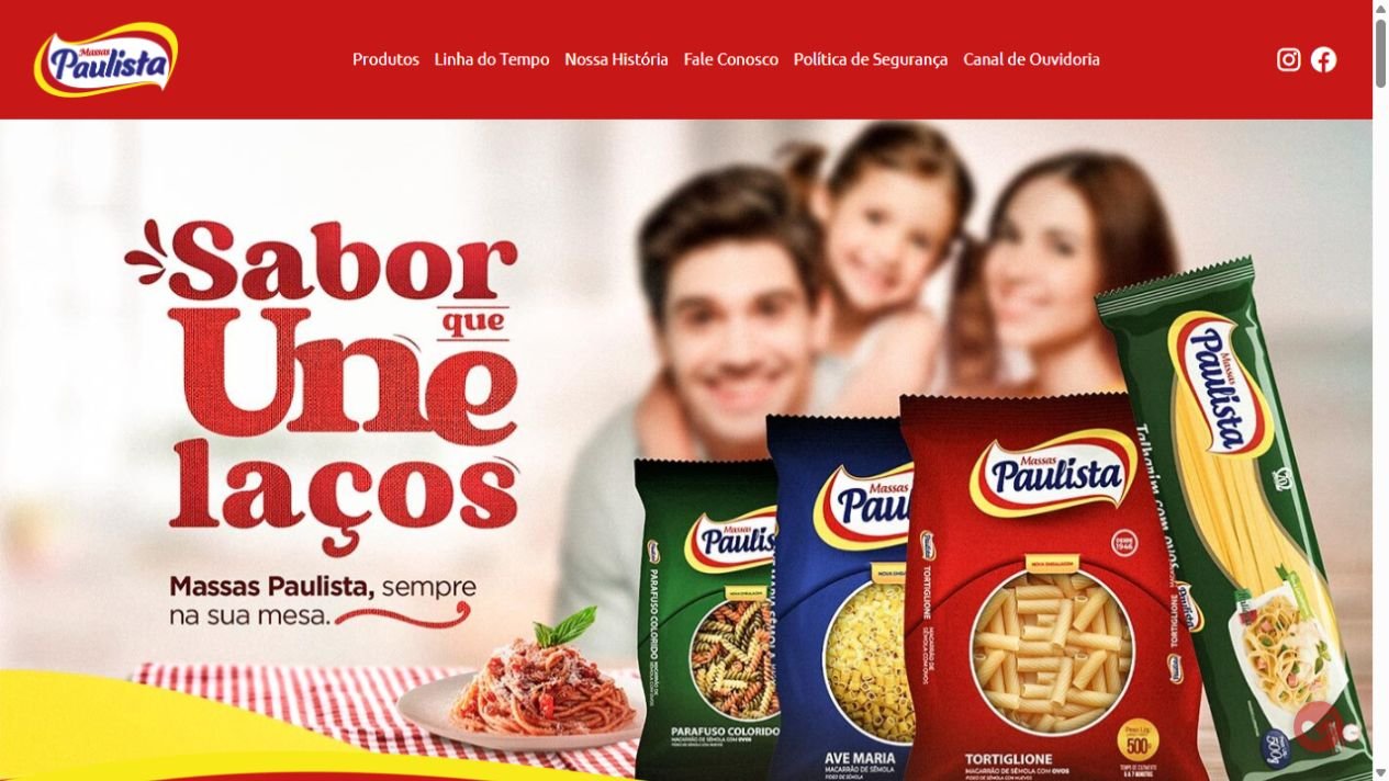 Site Massas Paulista